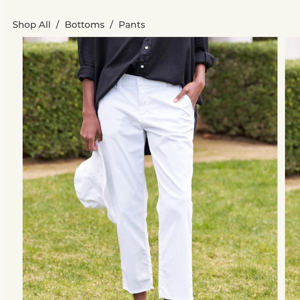 Frank & Eileen Wicklow White Capris